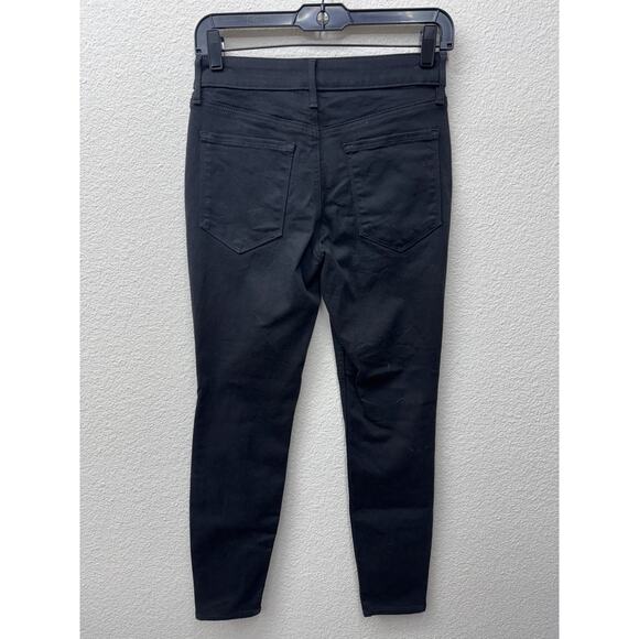 Athleta Jeans Womens Size 4P Black Flex Ultra Skinny Jeans Fall Winter Dark Wash - Picture 2 of 4